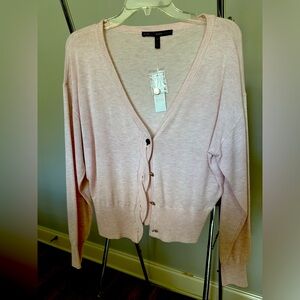 White House Black Market Cabke Plkt Relaxed Cardigan.